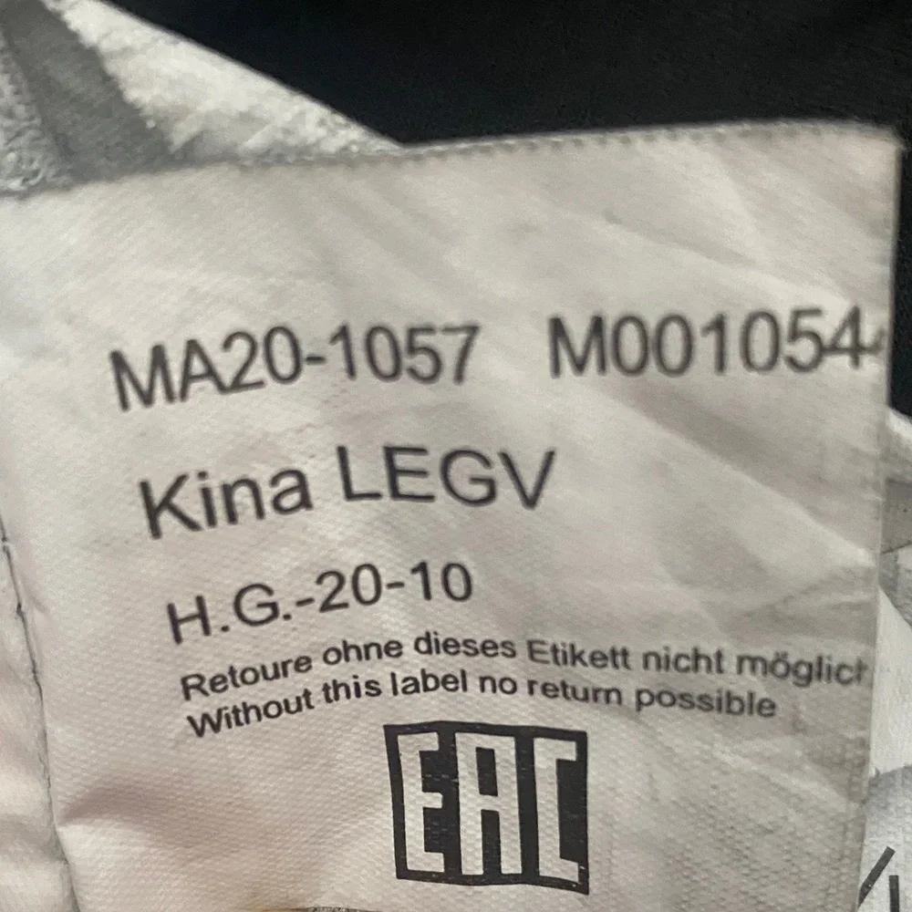 Mauritius Black Leather Moto Jacket Fitted Zip Biker EUC Size M - Picture 16 of 16